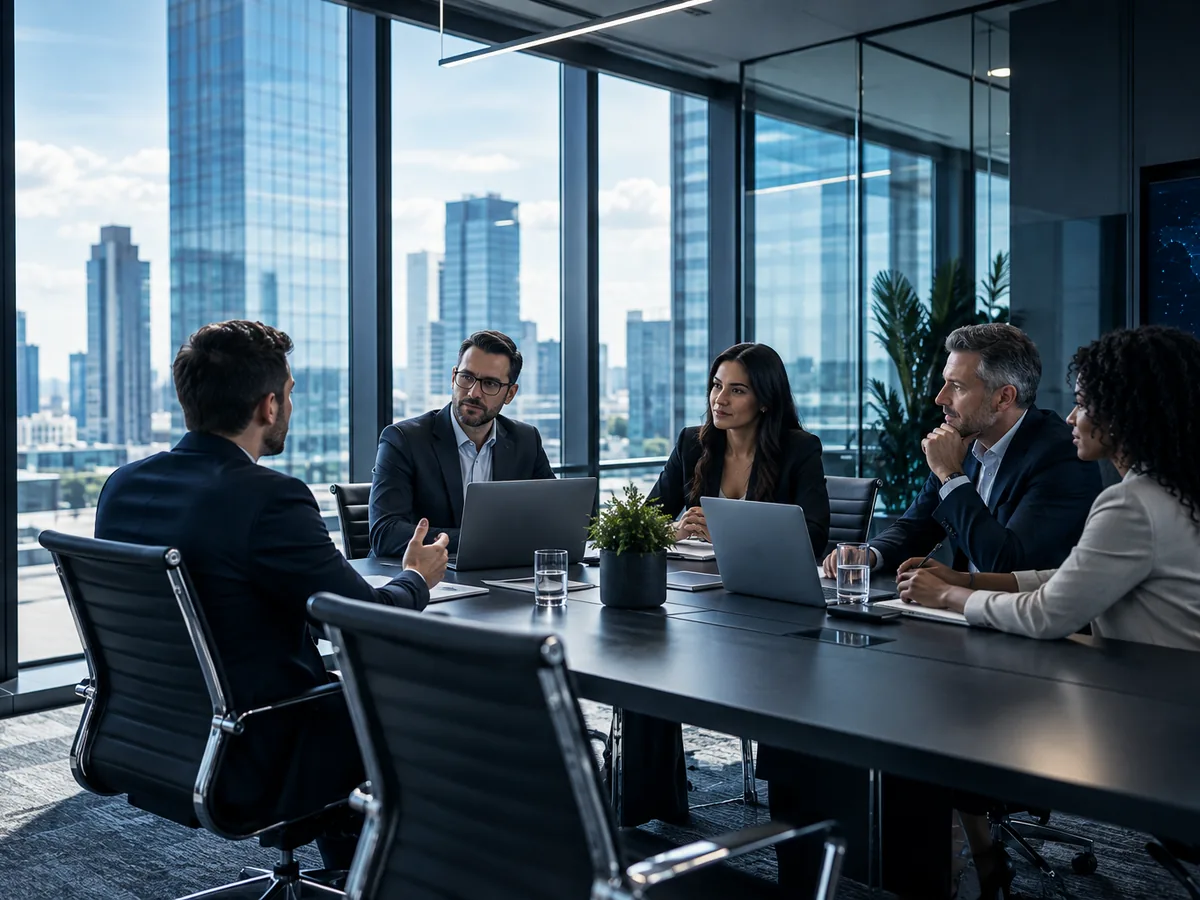 Accountants working with tax and accounting software on secure, well-managed workstations