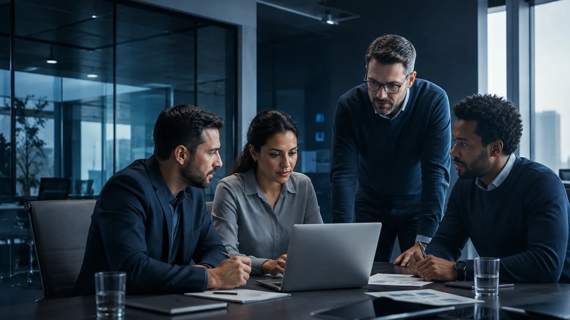 Modern professional office environment representing the businesses ARC Safe Layer IT supports